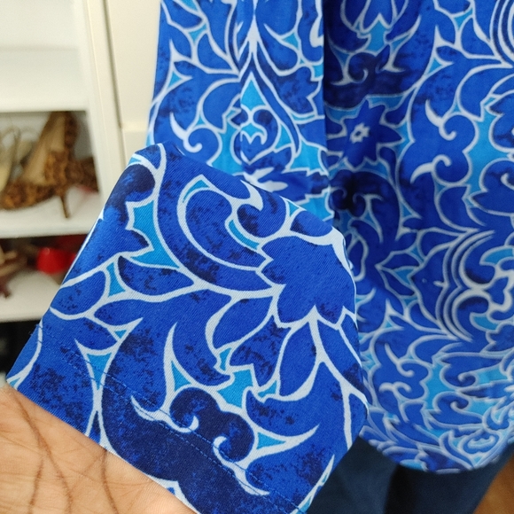 Classic Editions Blue Tunic Top Size XXL - Picture 8 of 12